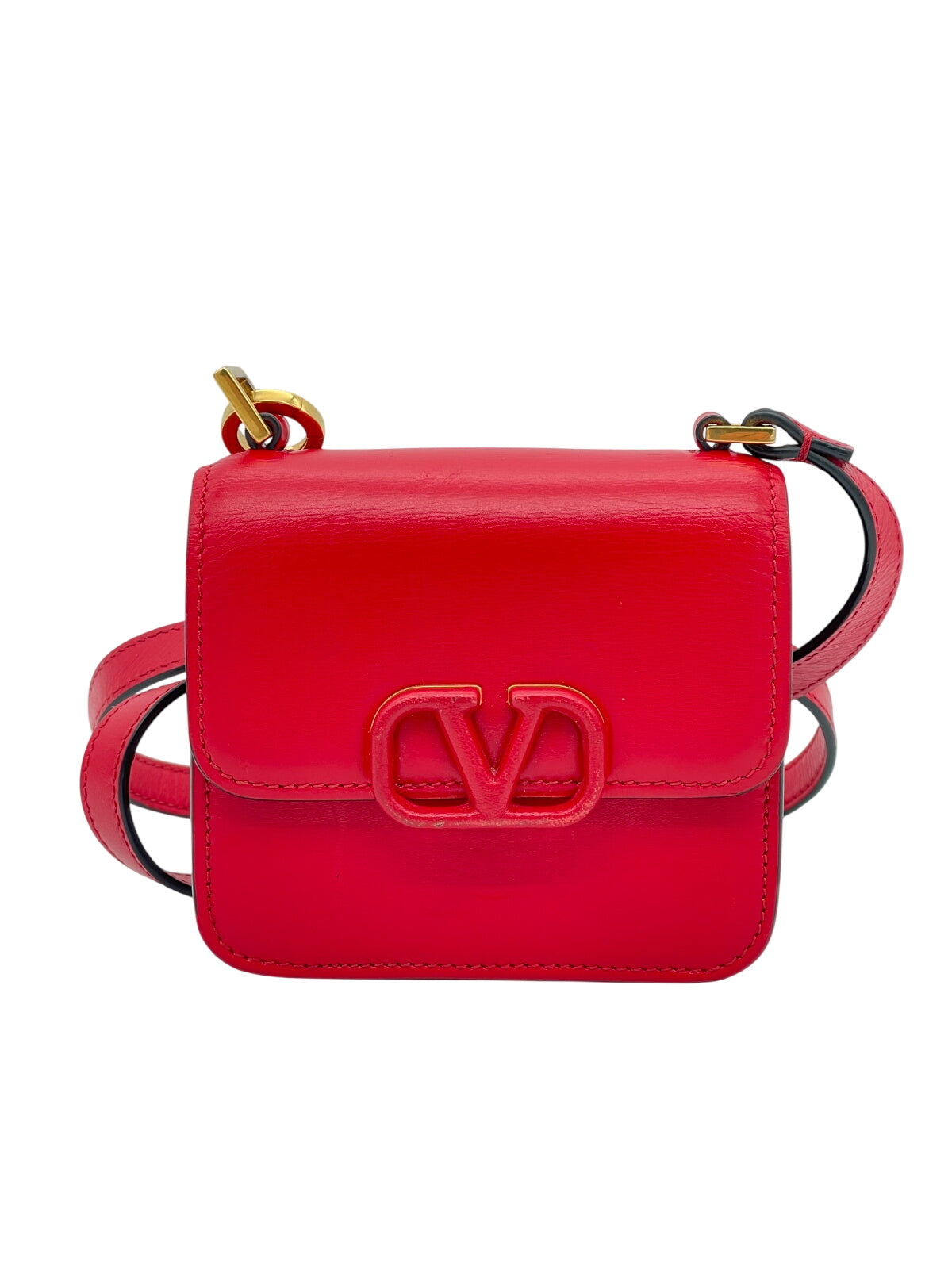 Valentino Garavani V-Case Micro Umhängetasche Rot
