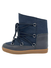 Isabel Marant Leather Snow Ankle Boot EU 39 Blau - Image 1