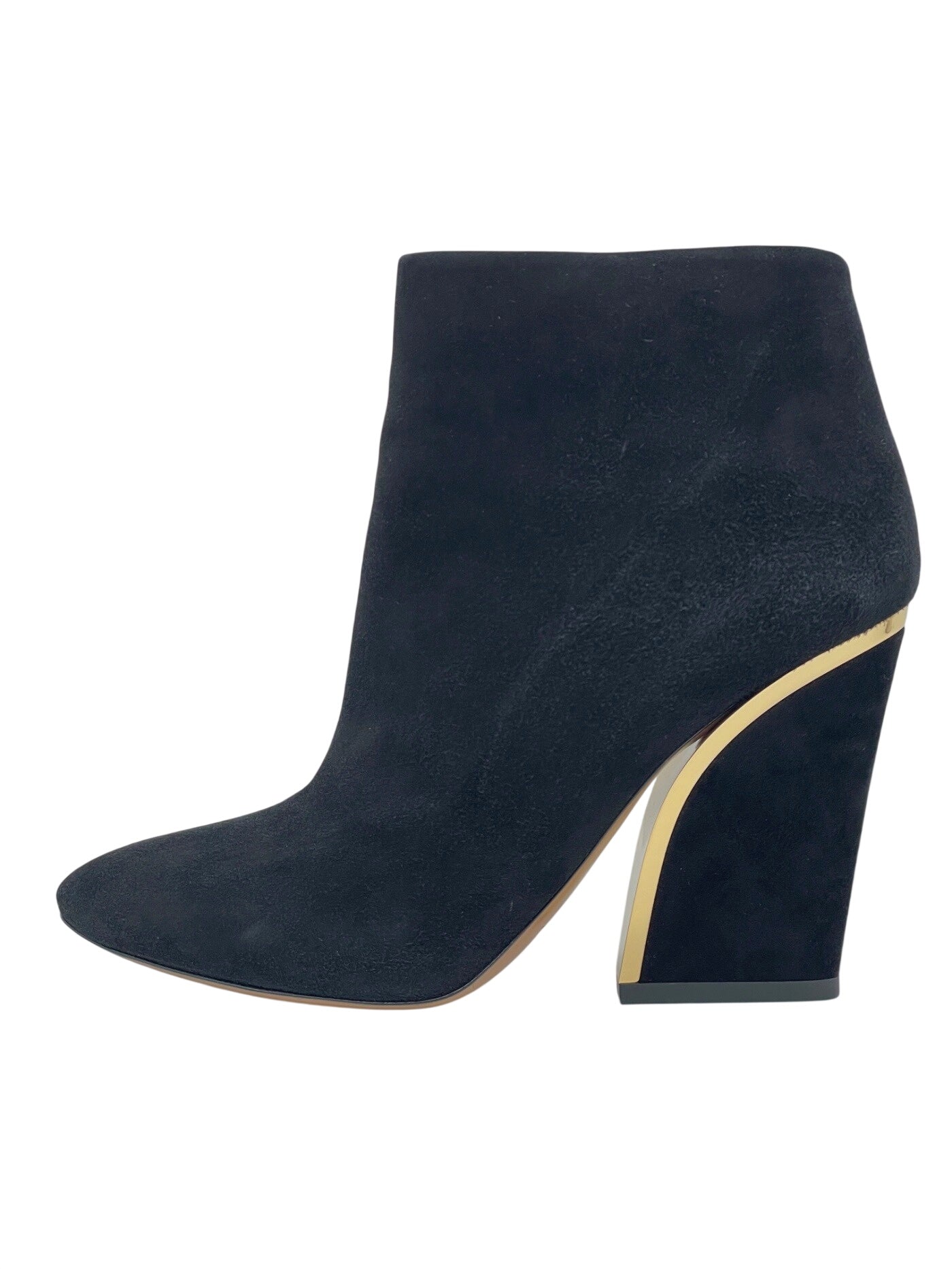 Chloé Beckie Suede Ankle Boot EU 39.5 Schwarz - Image 1