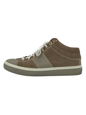 Jimmy Choo Leather & Suede High Top Sneaker EU 40 Braun - Image 1