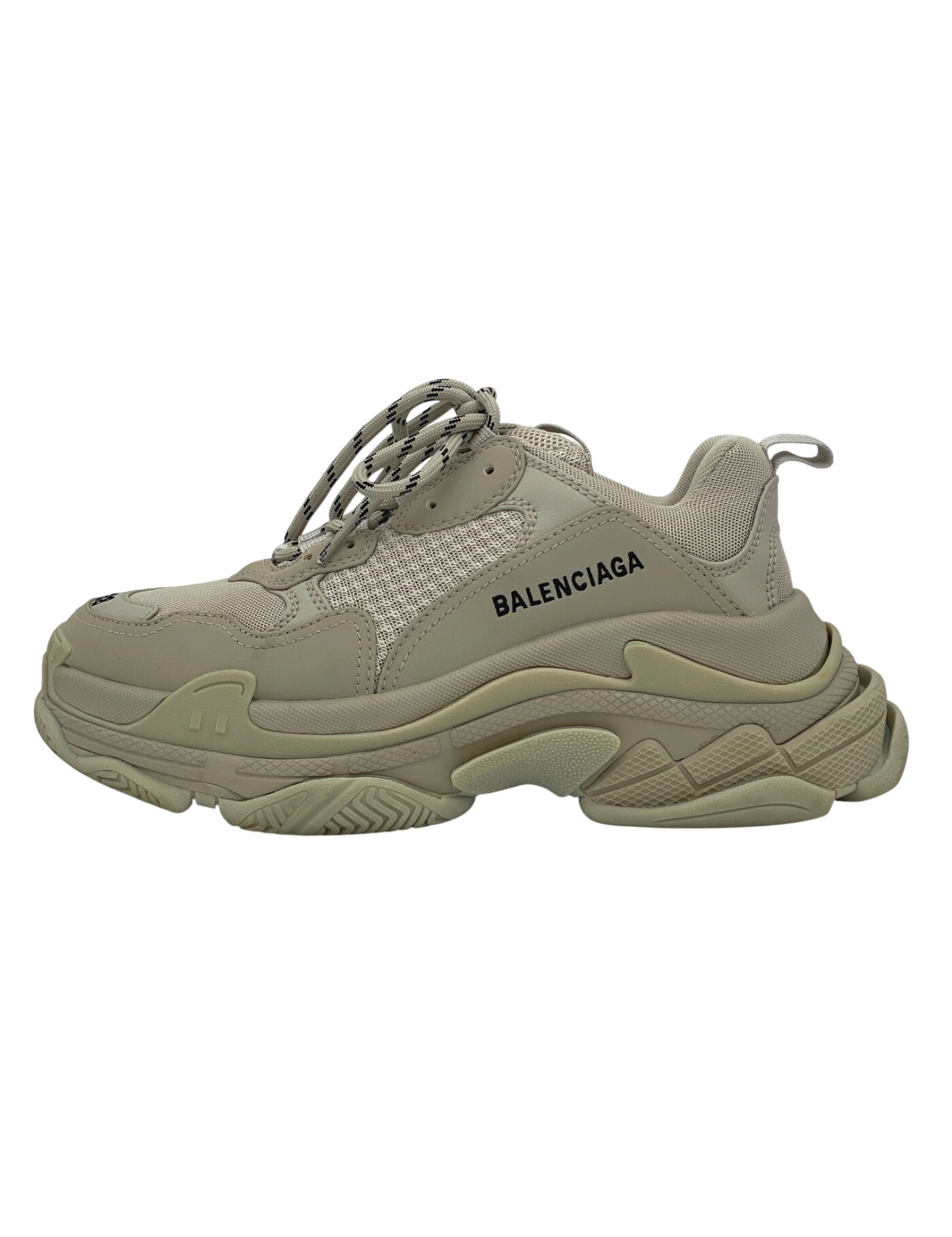 Balenciaga Triple S Platform Sneaker EU 38 Beige - Image 1