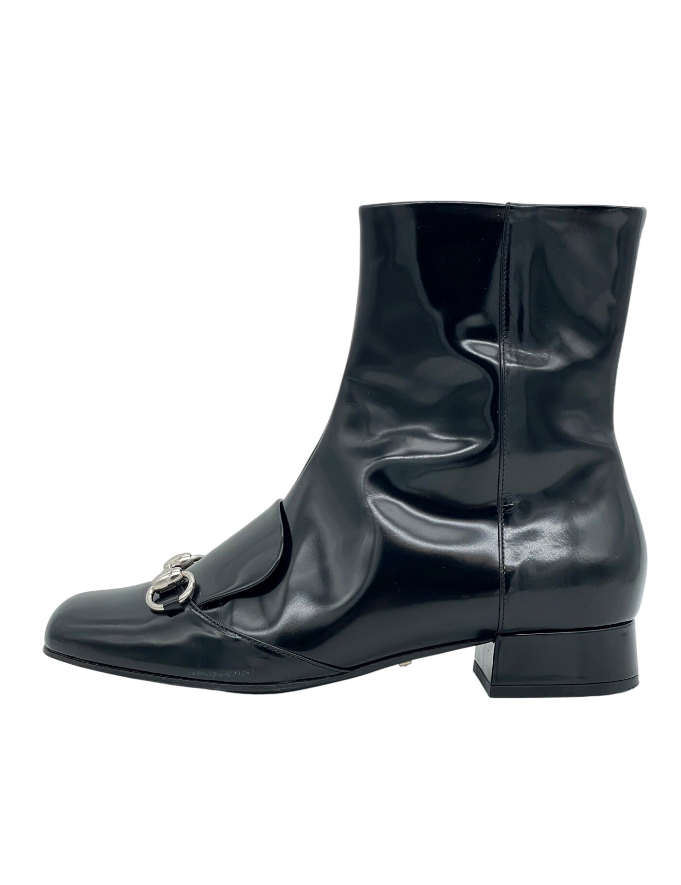 Gucci Horsebit Ankle Boot EU 37 Schwarz - Image 1