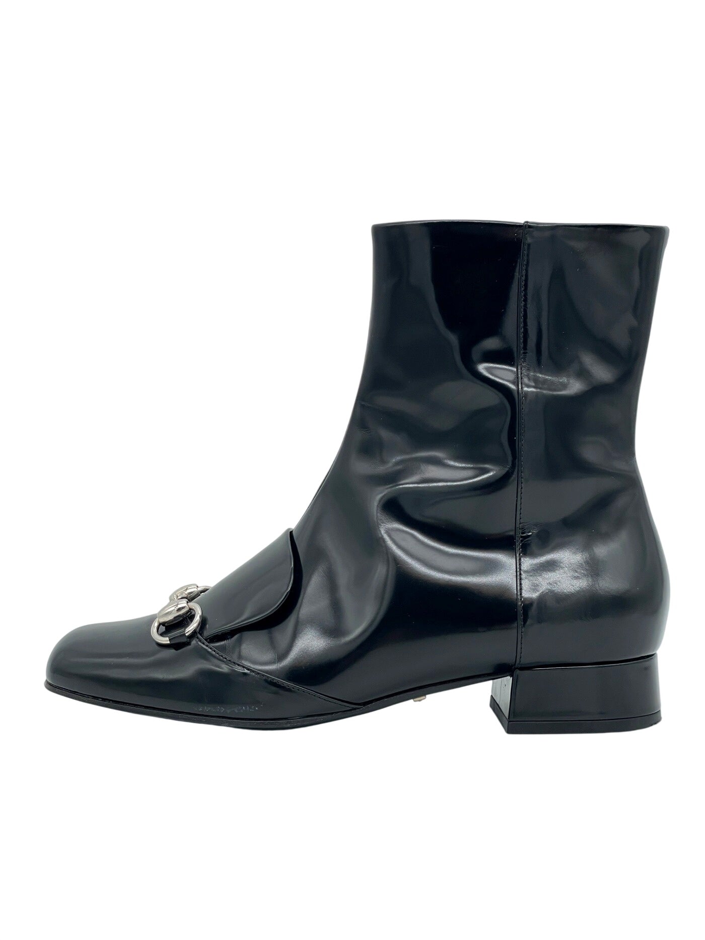 Gucci Horsebit Ankle Boot EU 37 Schwarz - Image 1
