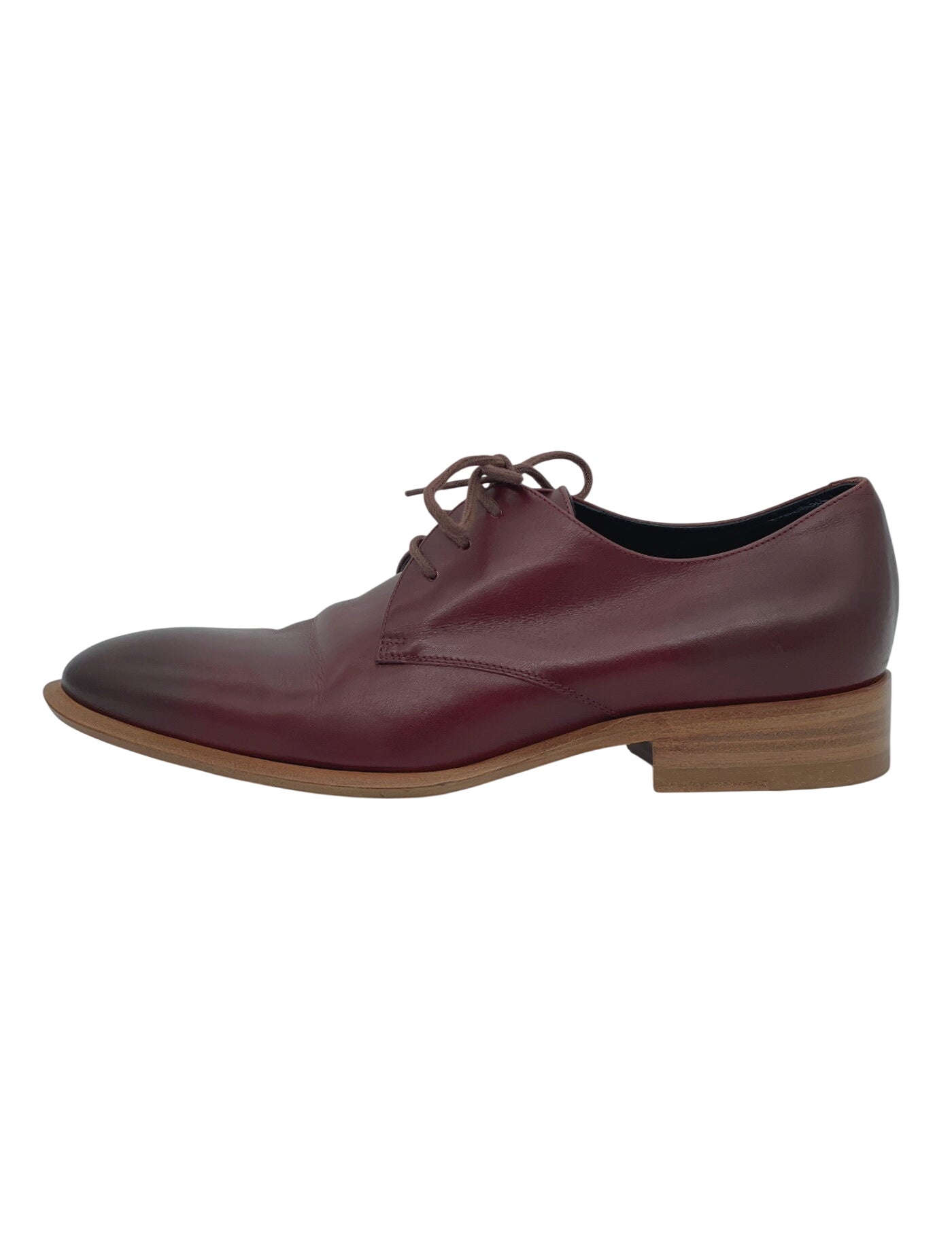 Celine Phoebe Philo Schmooth Calfskin Derby EU 38 Braun - Image 1