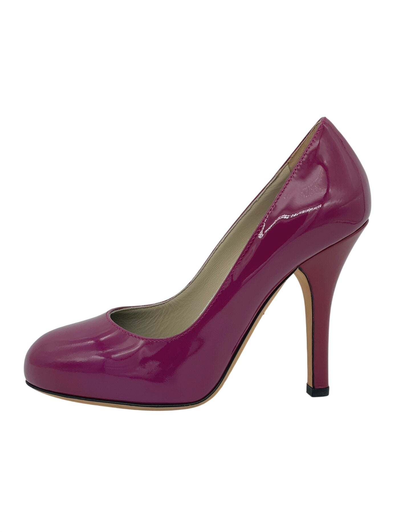 Dolce & Gabbana Patent Leather Pump EU 36.5 Lila - Image 1