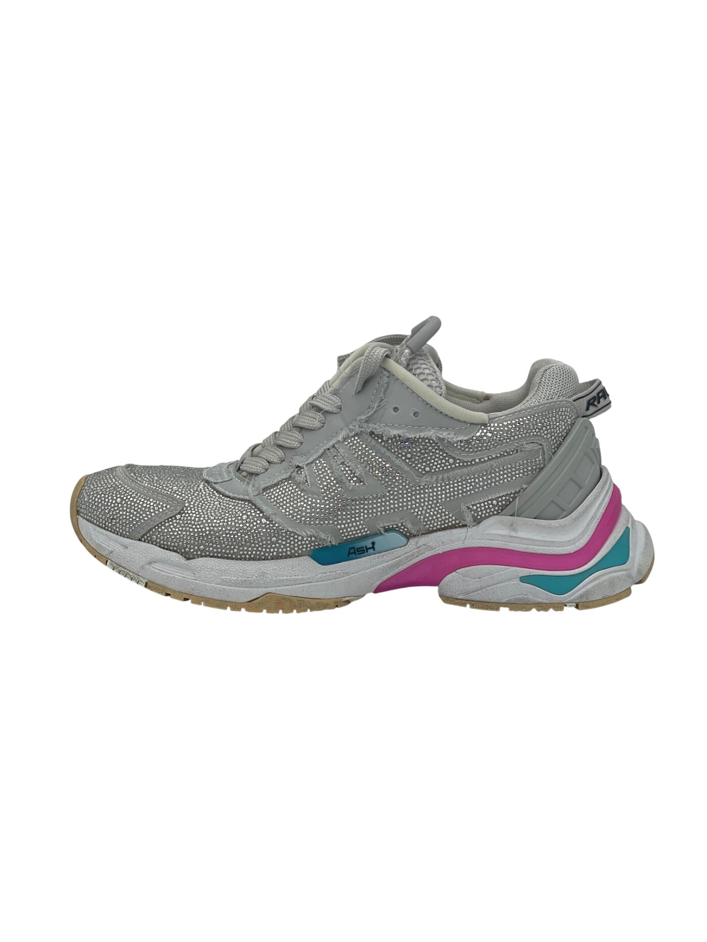 Ash Race Strass Low Top Sneaker EU 38 Mehrfarbig - Image 1