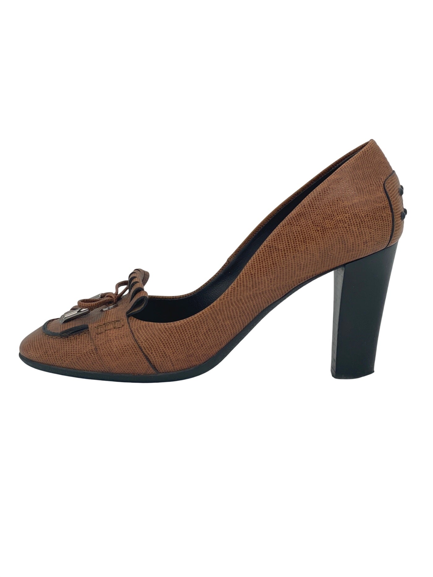 Tod's Gommini Fringe Pump EU 40 Braun - Image 1
