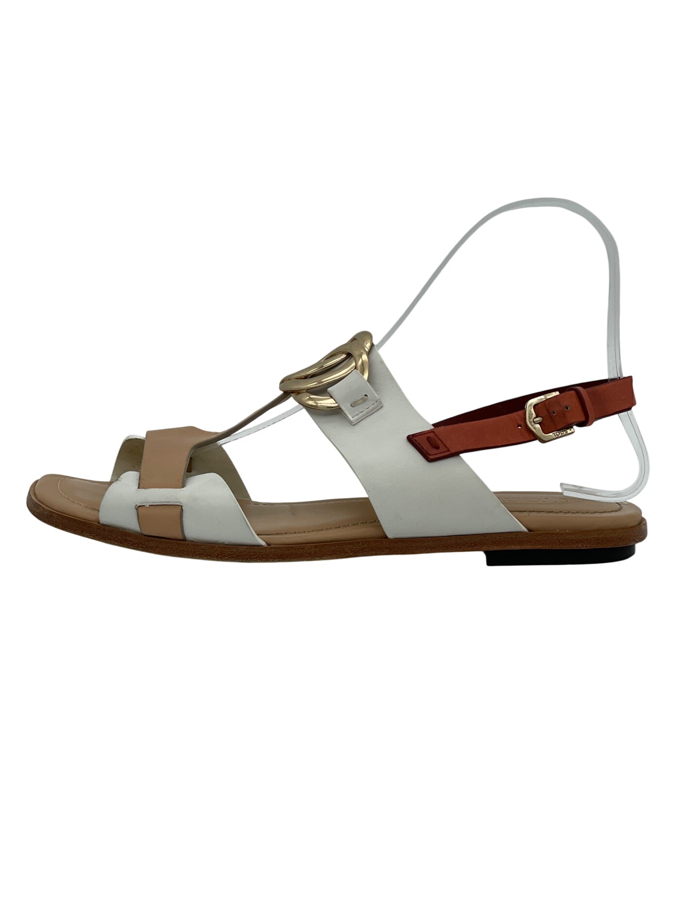 Tod's Embellished Flache Sandale EU 37.5 Mehrfarbig - Image 1