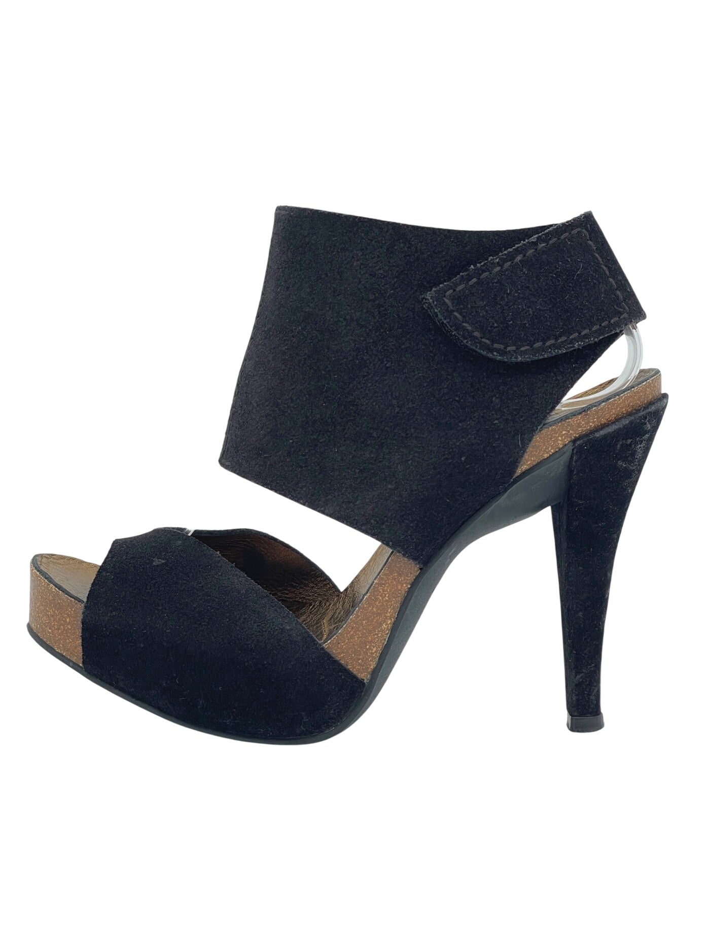 Pedro Garcia Suede Sandale mit Absatz EU 36 Schwarz - Image 1