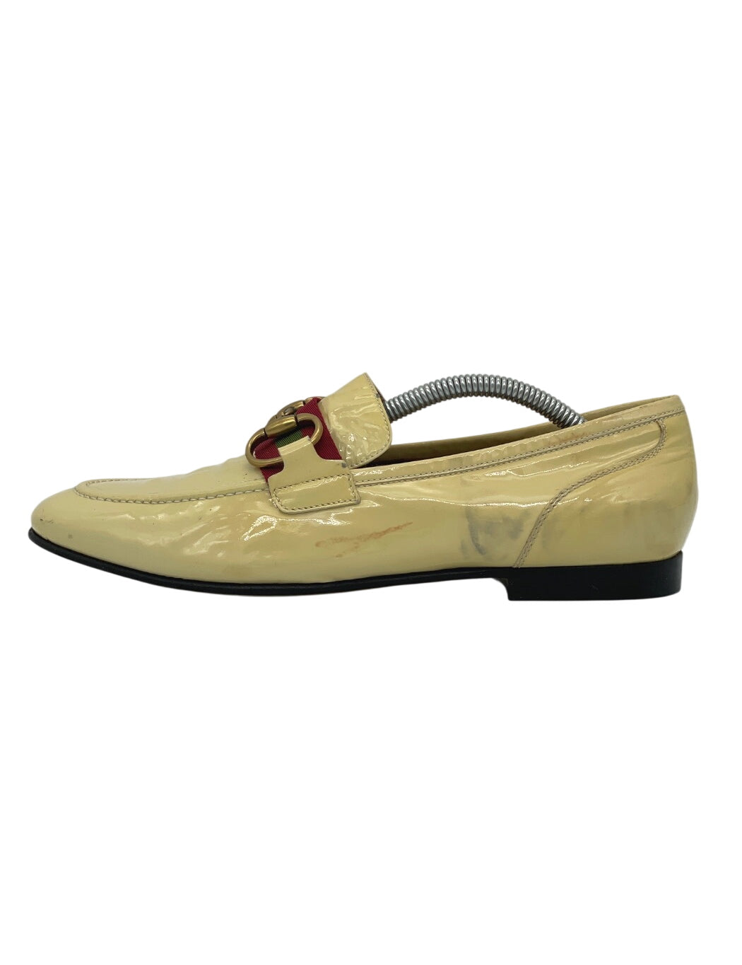 Gucci Vintage Horsebit Loafer EU 37.5 Beige - Image 1