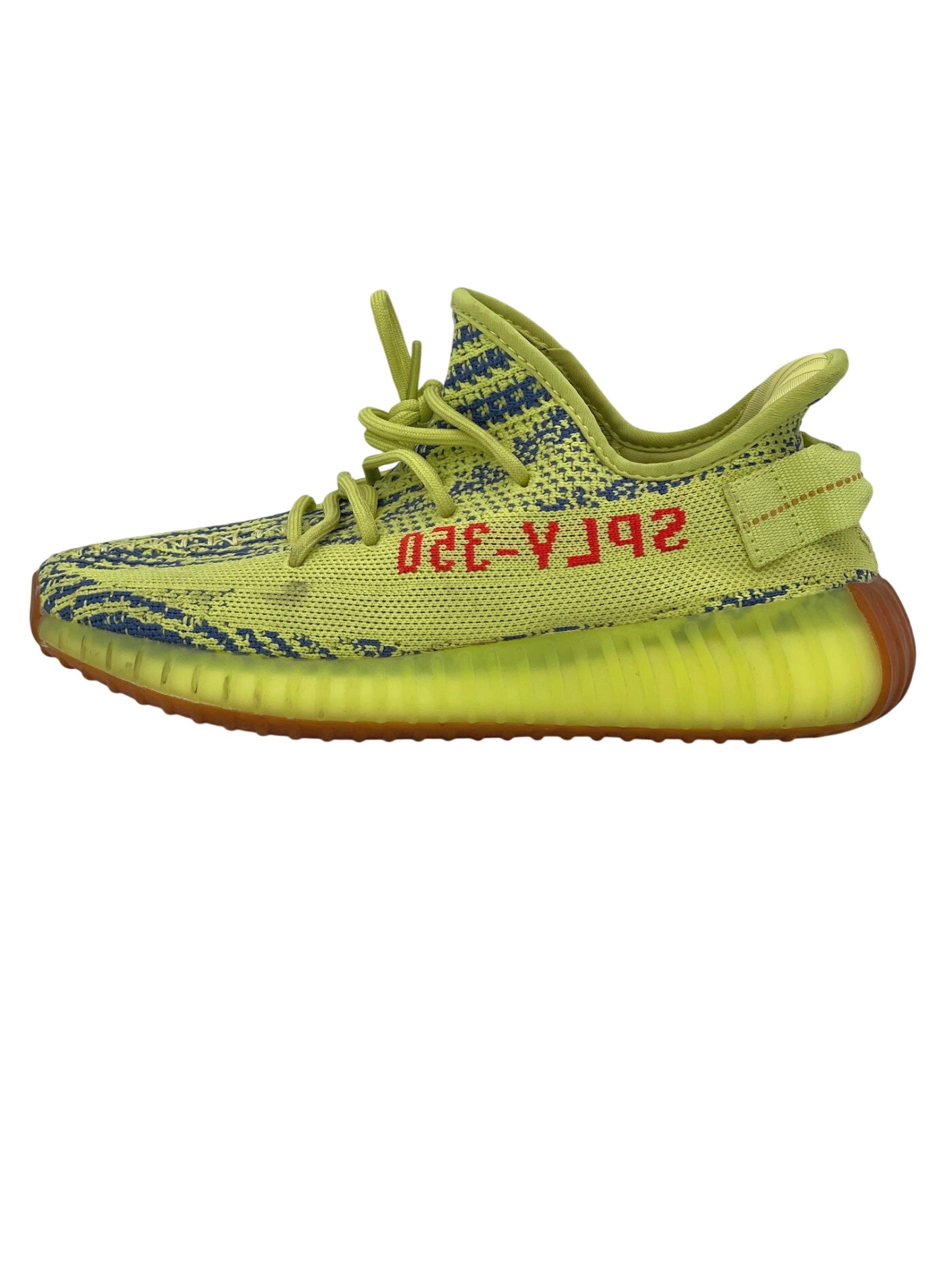Adidas Yeezy 350 V2 Semi Frozen Yellow Low Top Sneaker EU 38 Grün - Image 1