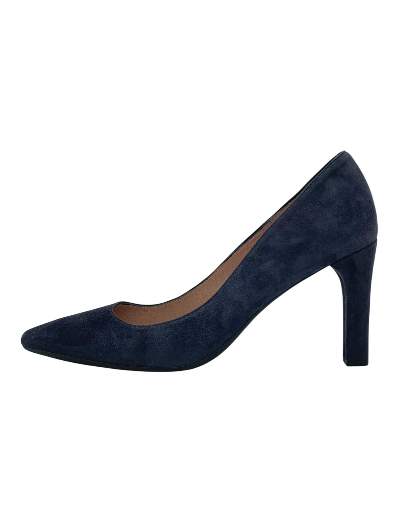 L.K.Bennet Tess Suede Block Heeled  Pump EU 39.5 Lila - Image 1
