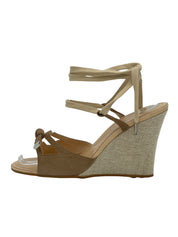 Tod's Wedge Lace-Up Sandale mit Absatz EU 38.5 Beige - Image 1
