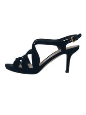 Miu Miu Suede Strap Sandale mit Absatz EU 38 Schwarz