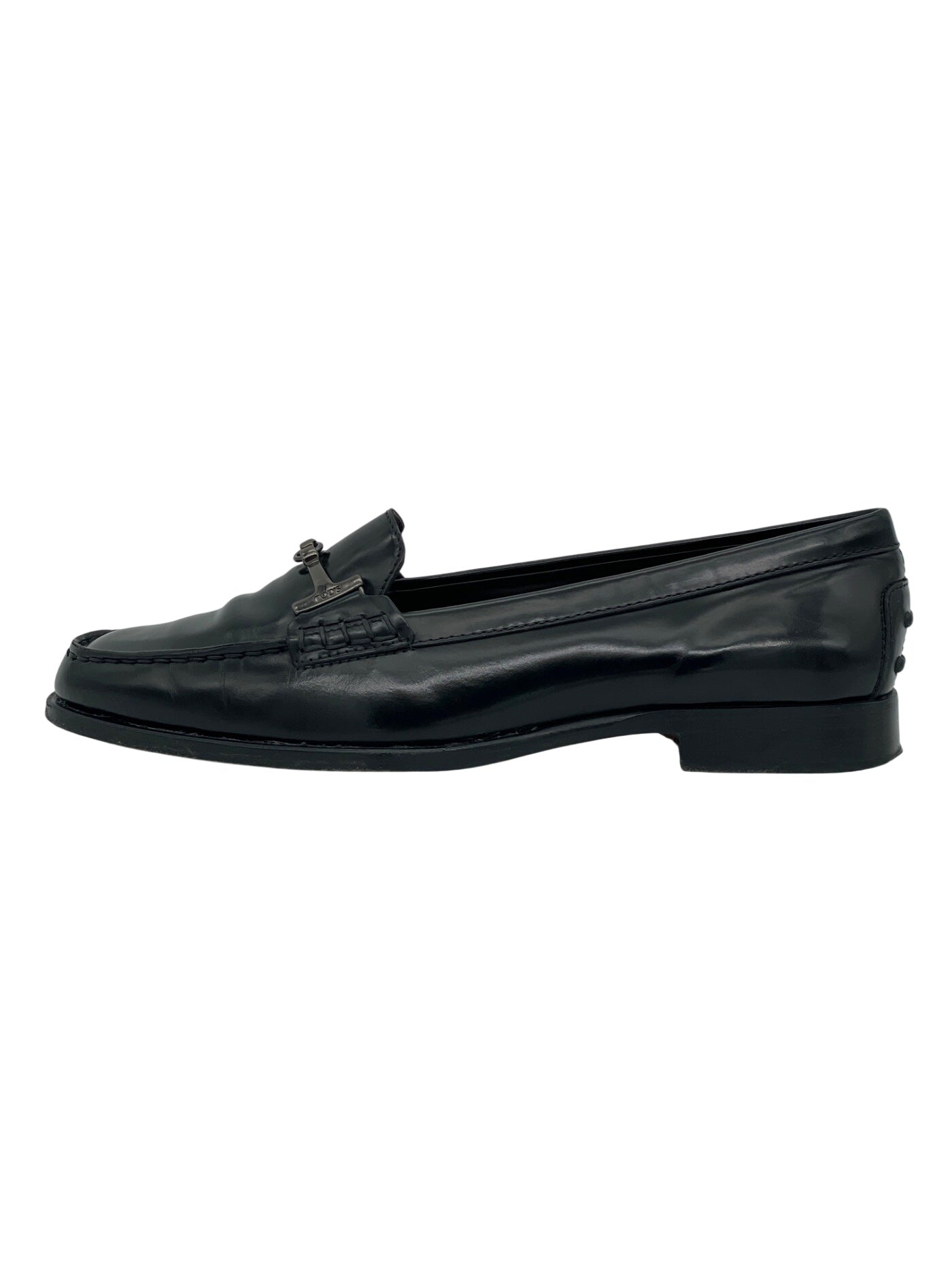Tod's Leather Hardwear Loafer EU 37 Schwarz - Image 1