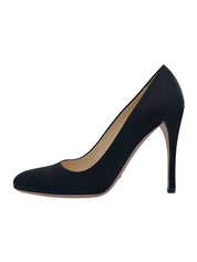 Prada Satin Pointed-Toe Pump EU 37 Schwarz - Image 1