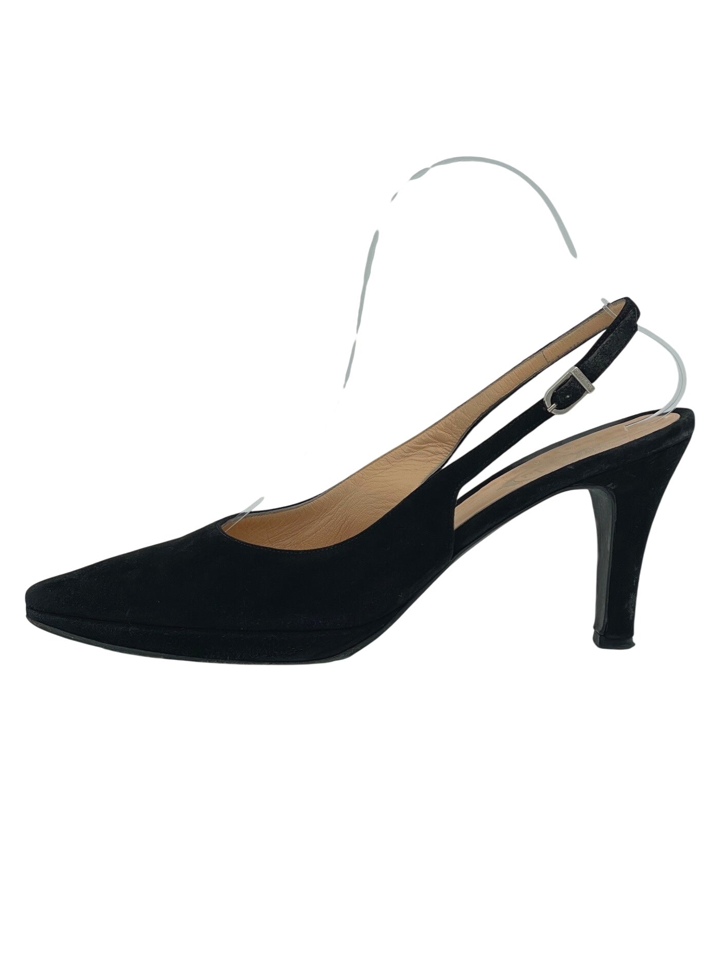 Unuetzer Suede Slingback EU 38.5 Schwarz - Image 1