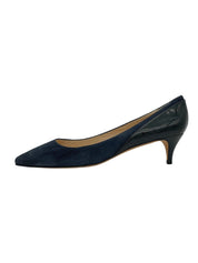 L.K.Bennet Suede Kitten Heel EU 41 Blau