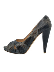Bally Python Peep-Toe Plateau Pump EU 40 Mehrfarbig - Image 1