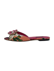 Dolce & Gabbana Bianca Mule EU 37 Mehrfarbig - Image 1