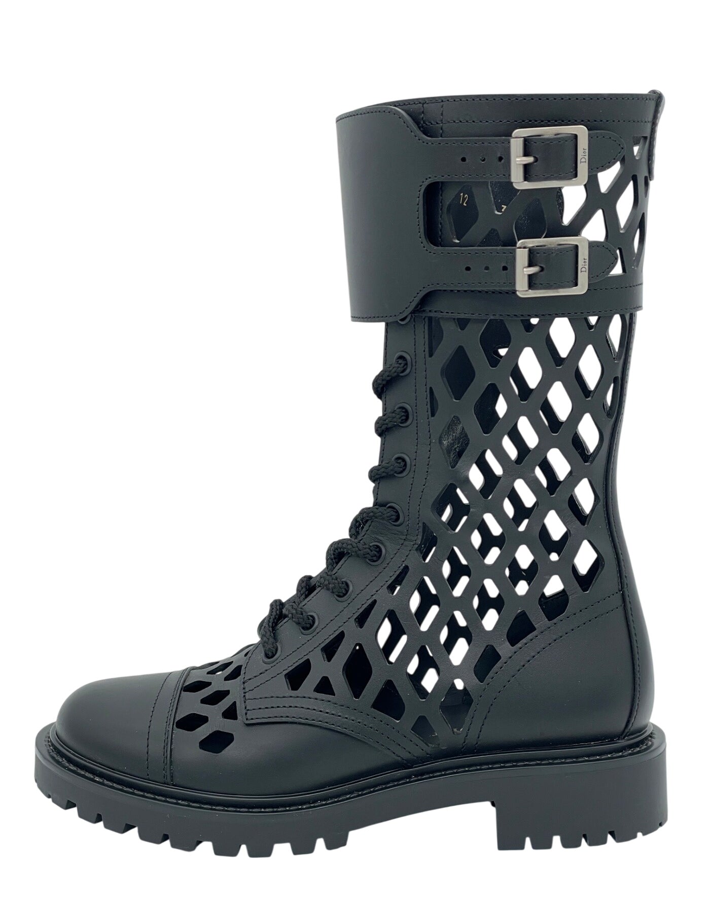 Dior D-Trap Combat Stiefel EU 36 Schwarz - Image 1