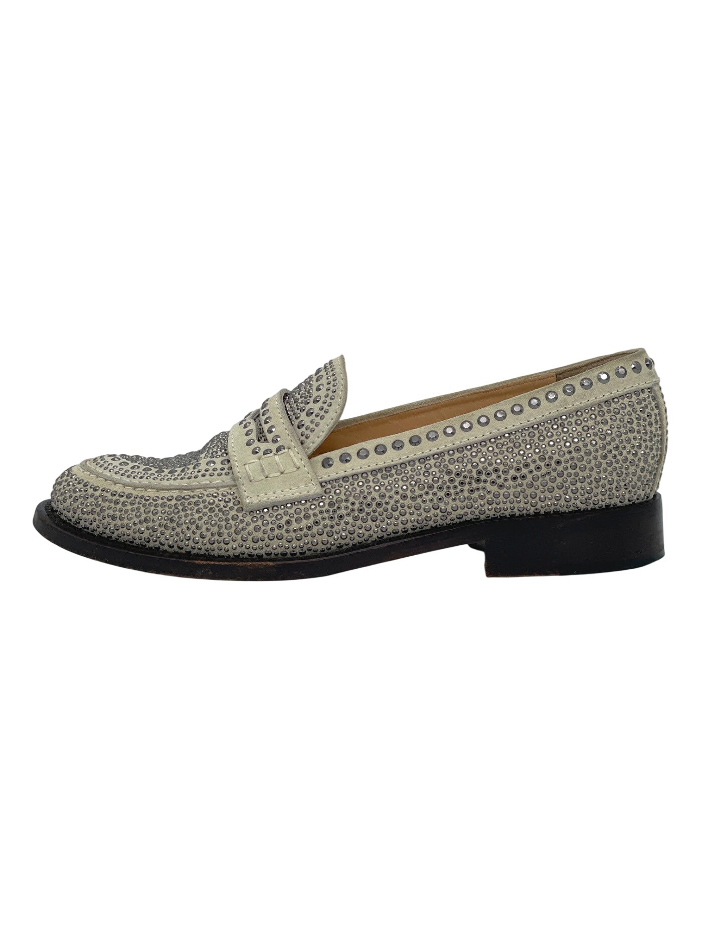 Valentino Garavani Stud Loafer EU 37.5 Metallic - Image 1
