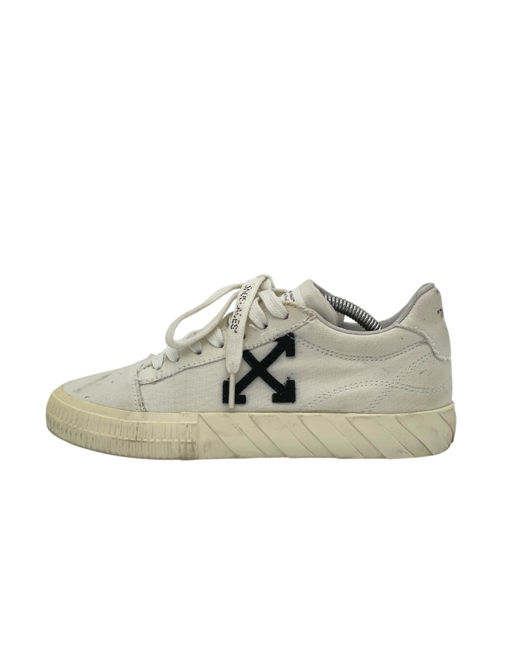 Off-White Vulcanized Low Top Sneaker EU 37 Weiß - Image 1