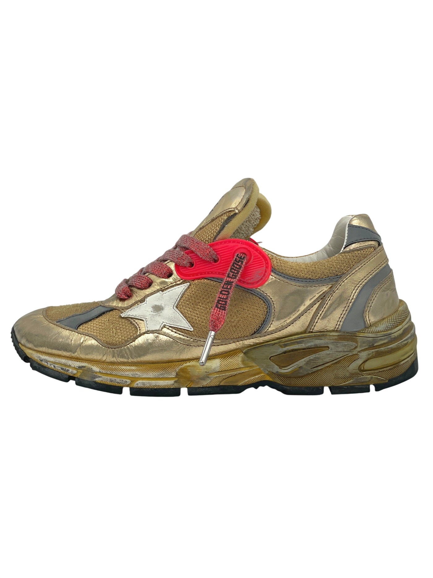 Golden Goose Dad-Star Low Top Sneaker EU 39 Metallic - Image 1