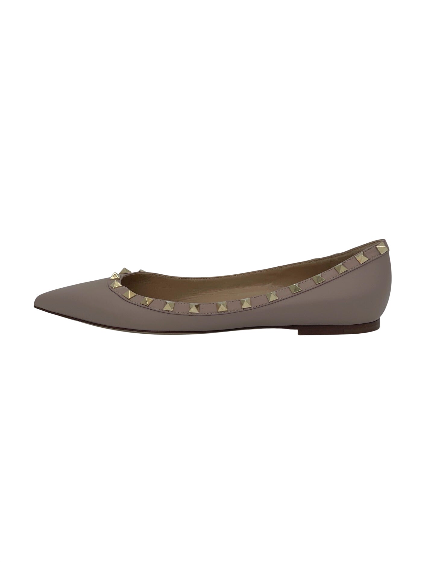 Valentino Garavani Rockstud Ballerina EU 40 Beige - Image 1
