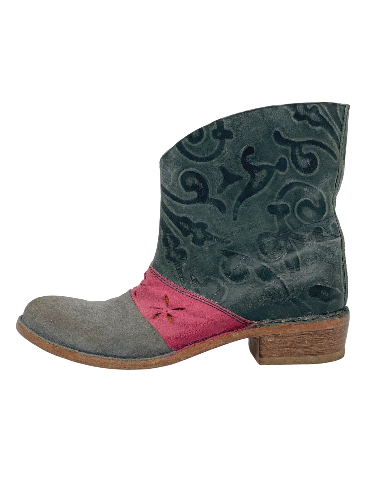 MoMa Multicolor Leather Ankle Boot EU 38 Mehrfarbig - Image 1