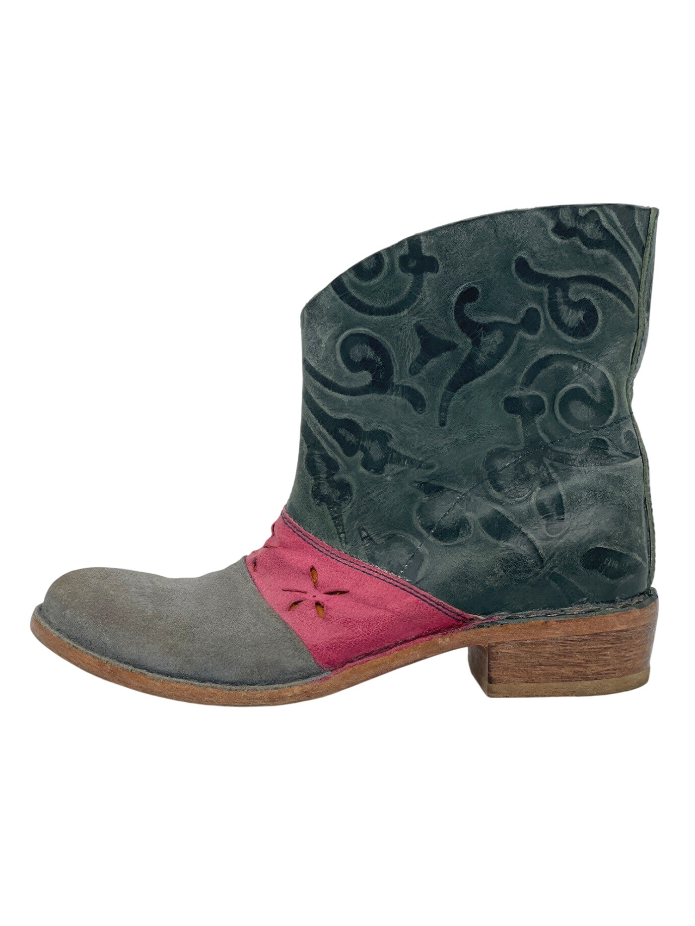 MoMa Multicolor Leather Ankle Boot EU 38 Mehrfarbig - Image 1