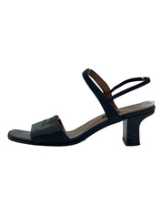 Bally Vintage Square Toe Sandale mit Absatz EU 42 Schwarz - Image 1