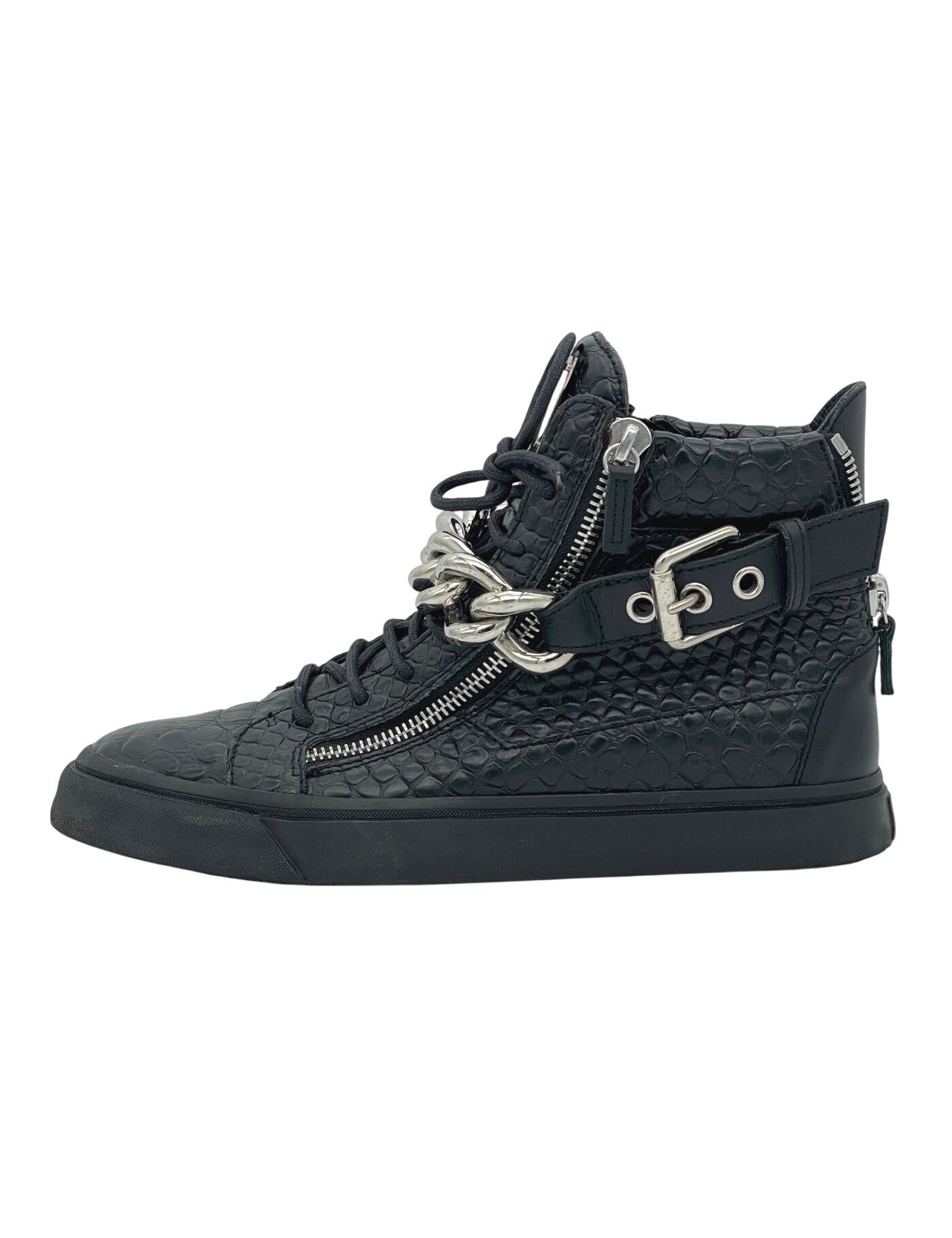 Giuseppe Zanotti Coby High Top Sneaker EU 43 Schwarz - Image 1