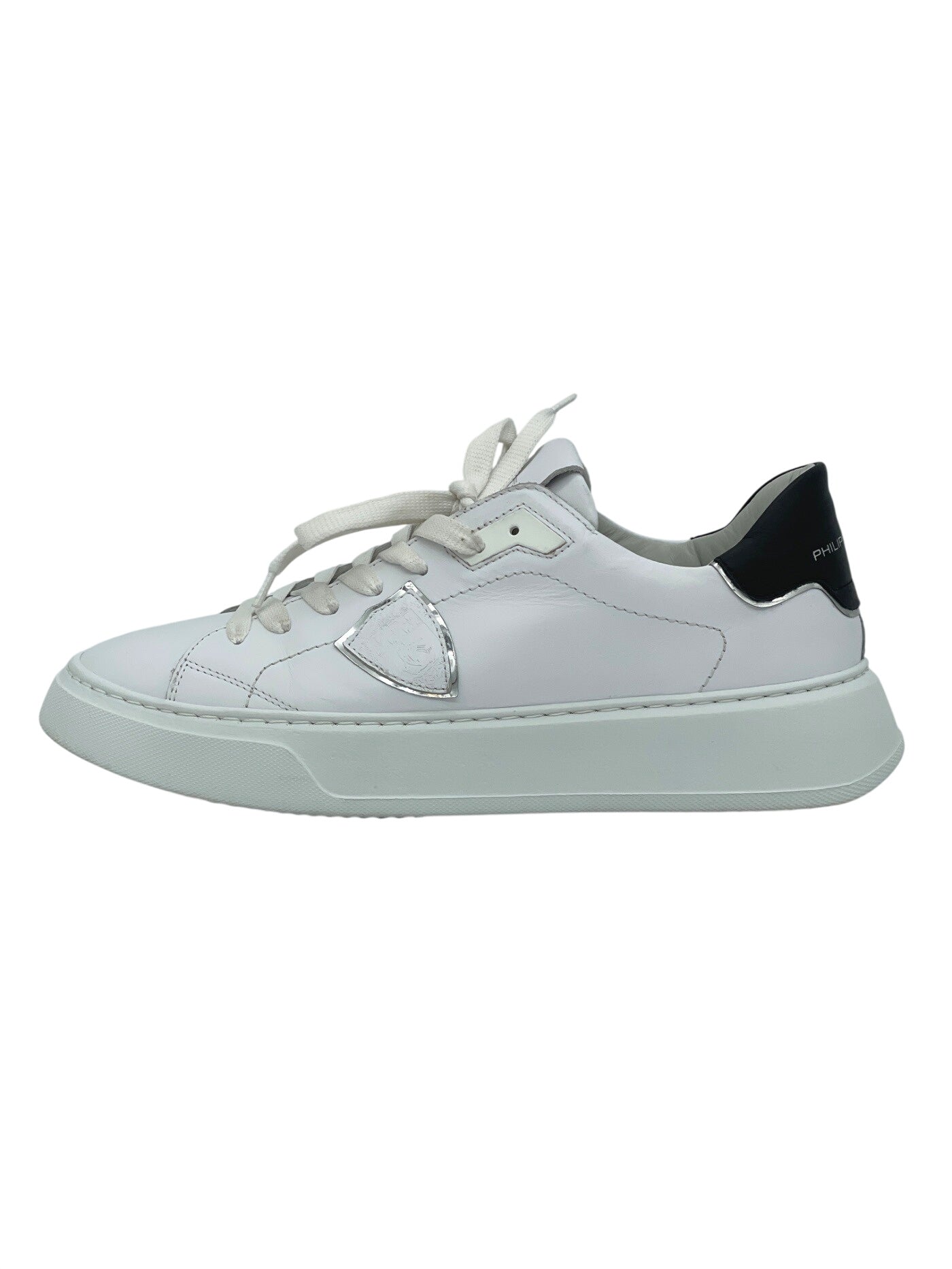 Philippe Model Temple Low Top Sneaker EU 40 Weiß - Image 1