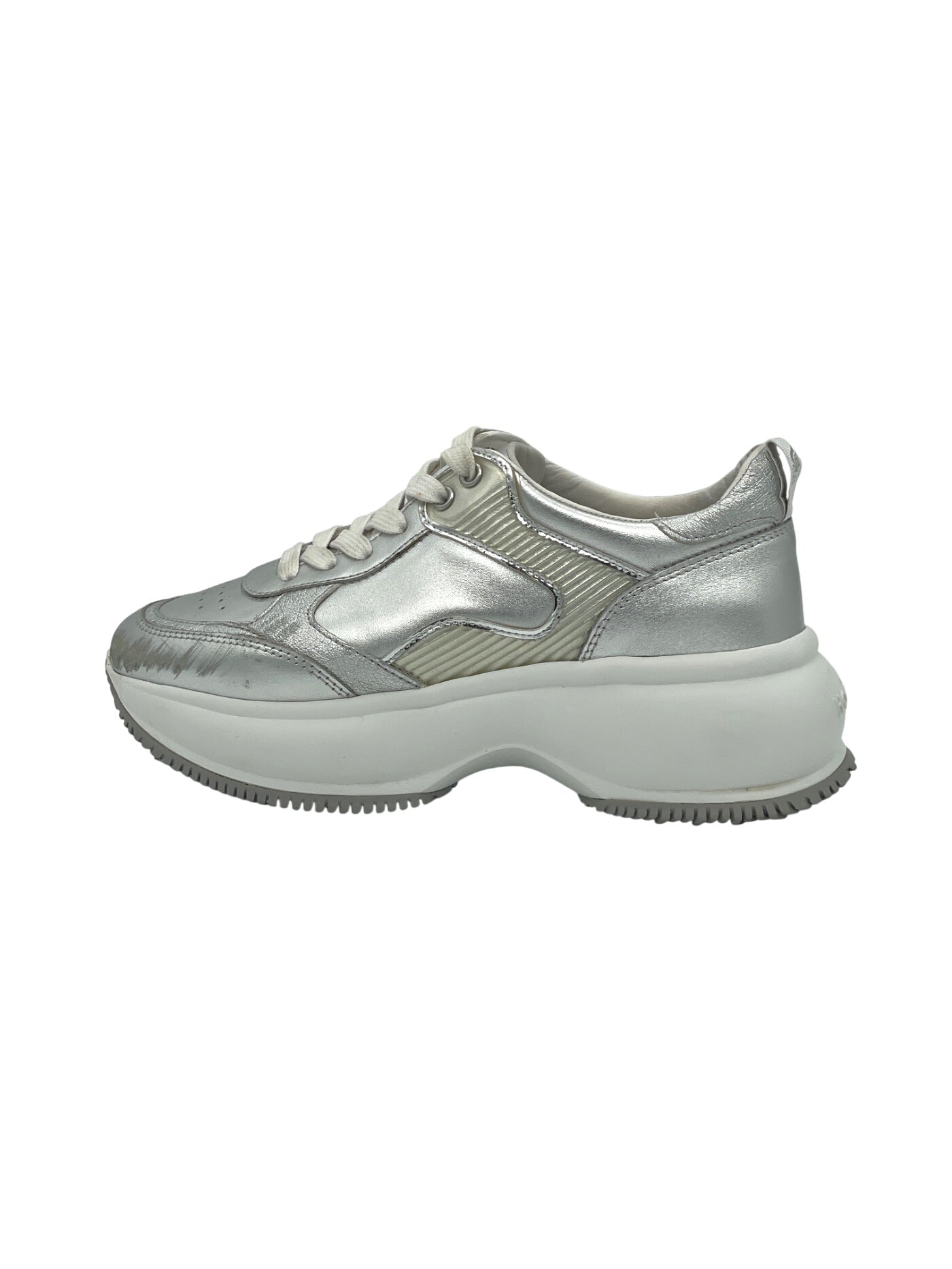 Hogan Maxi I Active Platform Sneaker EU 38 Metallic - Image 1