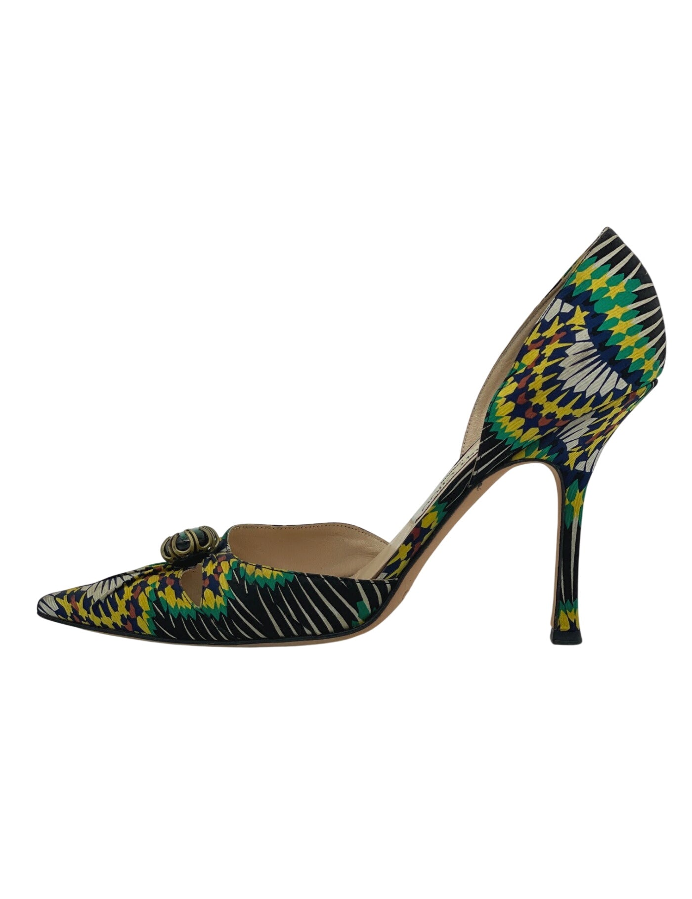 Jimmy Choo Malachite Printed Pump EU 39.5 Mehrfarbig - Image 1