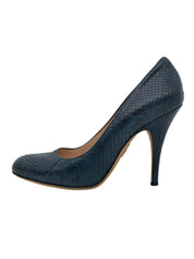 Bally Python Pointed-Toe Pump EU 39 Blau - Image 1