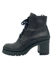 Prada Block Heel Ankle Boot EU 38 Schwarz - Image 1