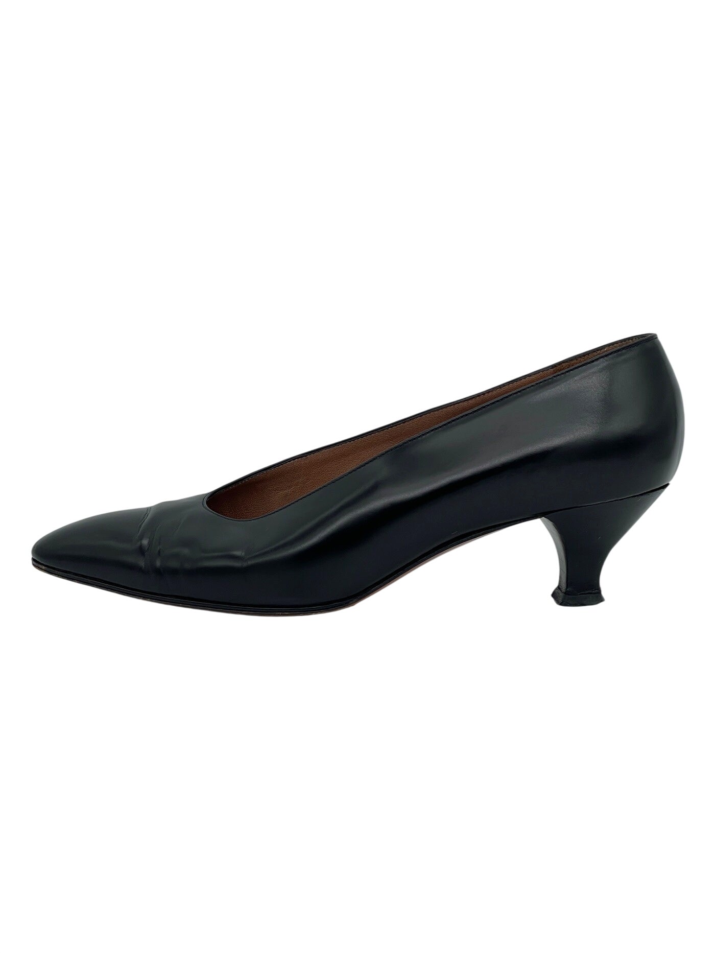 Sergio Rossi Leather Pump EU 38.5 Schwarz - Image 1