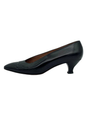 Sergio Rossi Leather Pump EU 38.5 Schwarz - Image 1