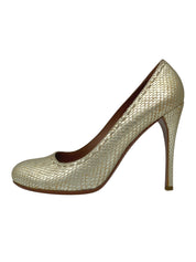 Alaïa Snakeskin Pump EU 40 Metallic - Image 1