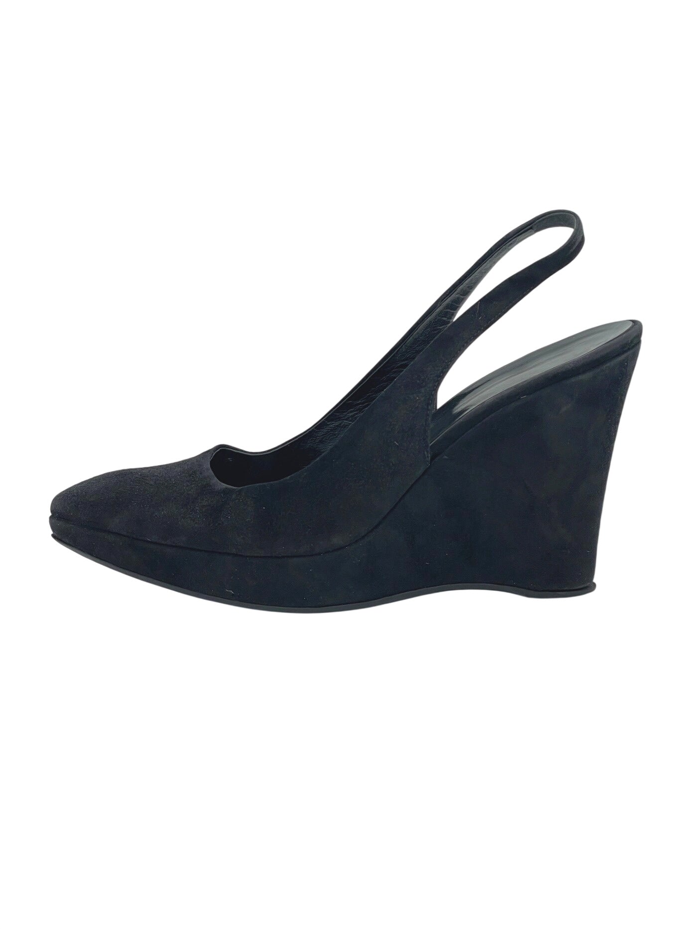 Jil Sander Wedge Slingback EU 38 Schwarz