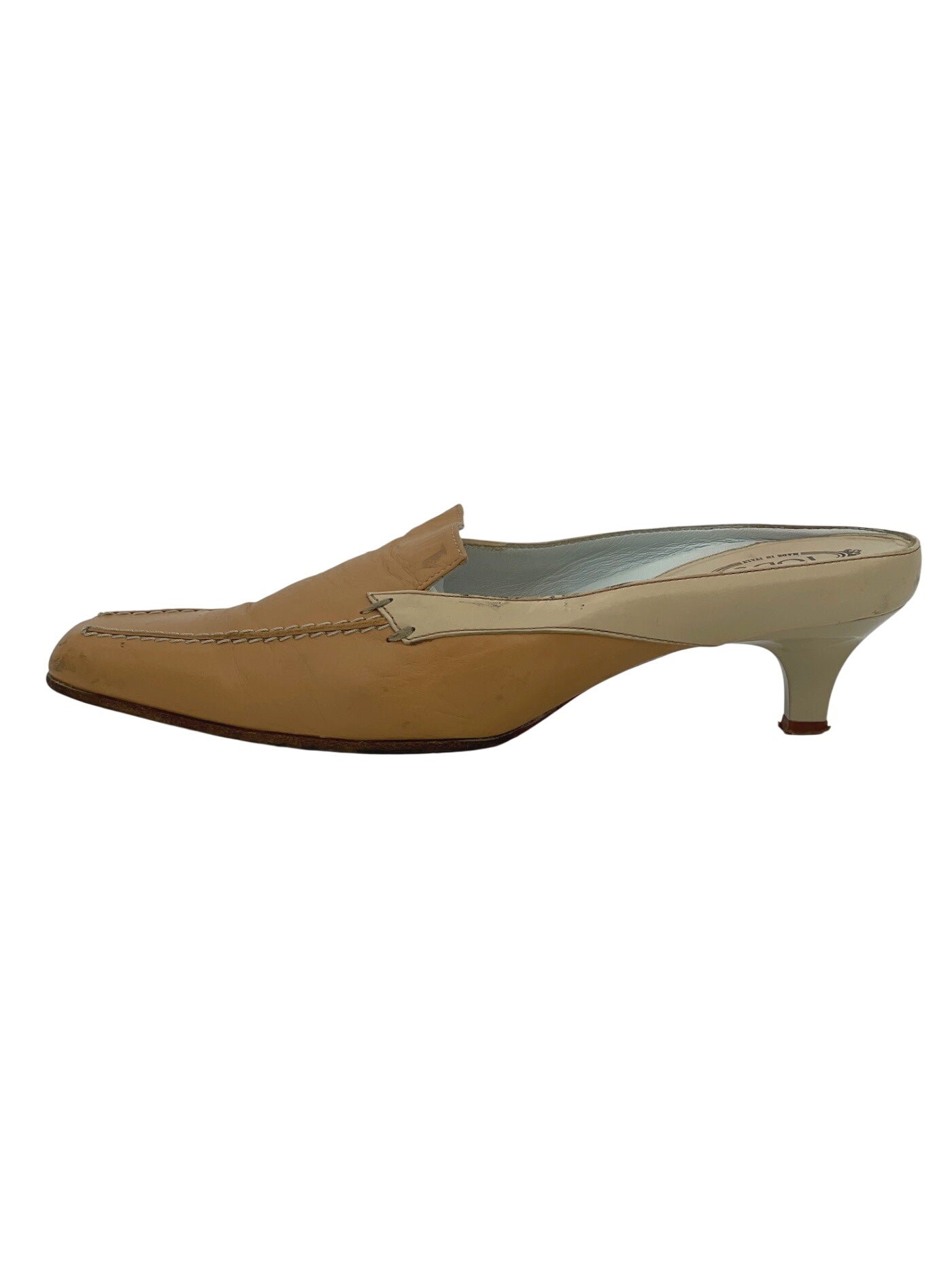 Tod's Vintage Mule Pump EU 37 Beige - Image 1