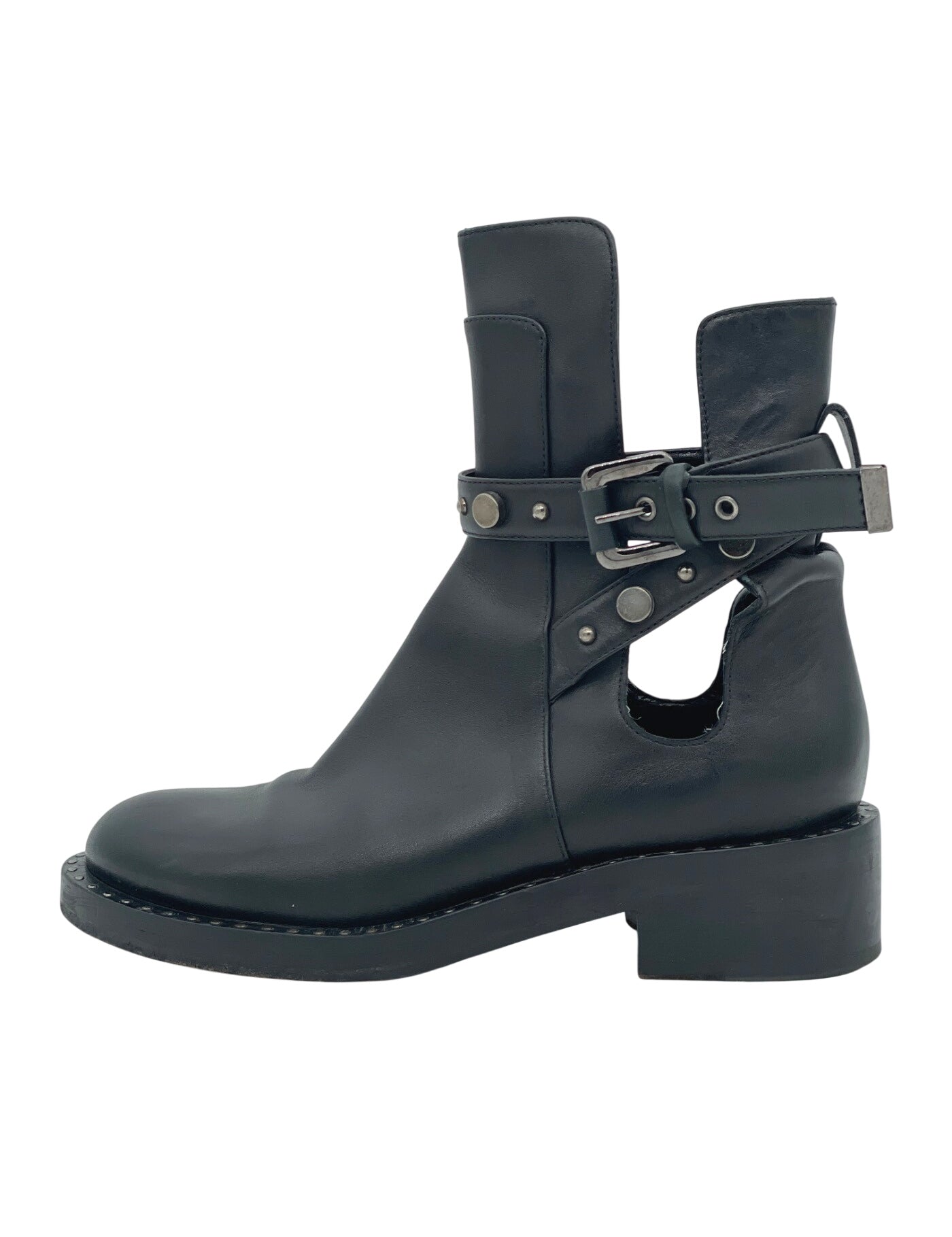 Dorothee Schumacher Cut-Out Studded Ankle Boot EU 37 Schwarz - Image 1