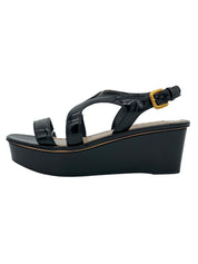 Prada Wedge Heels Sandale mit Absatz EU 41 Schwarz - Image 1