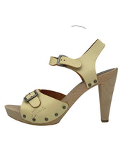 Diesel Wooden Heel Sandale mit Absatz EU 40 Beige - Image 1