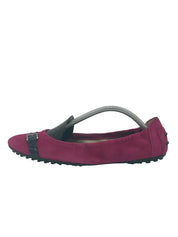 Tod's Dee Buckle Scrunch Ballerina EU 38 Pink - Image 1