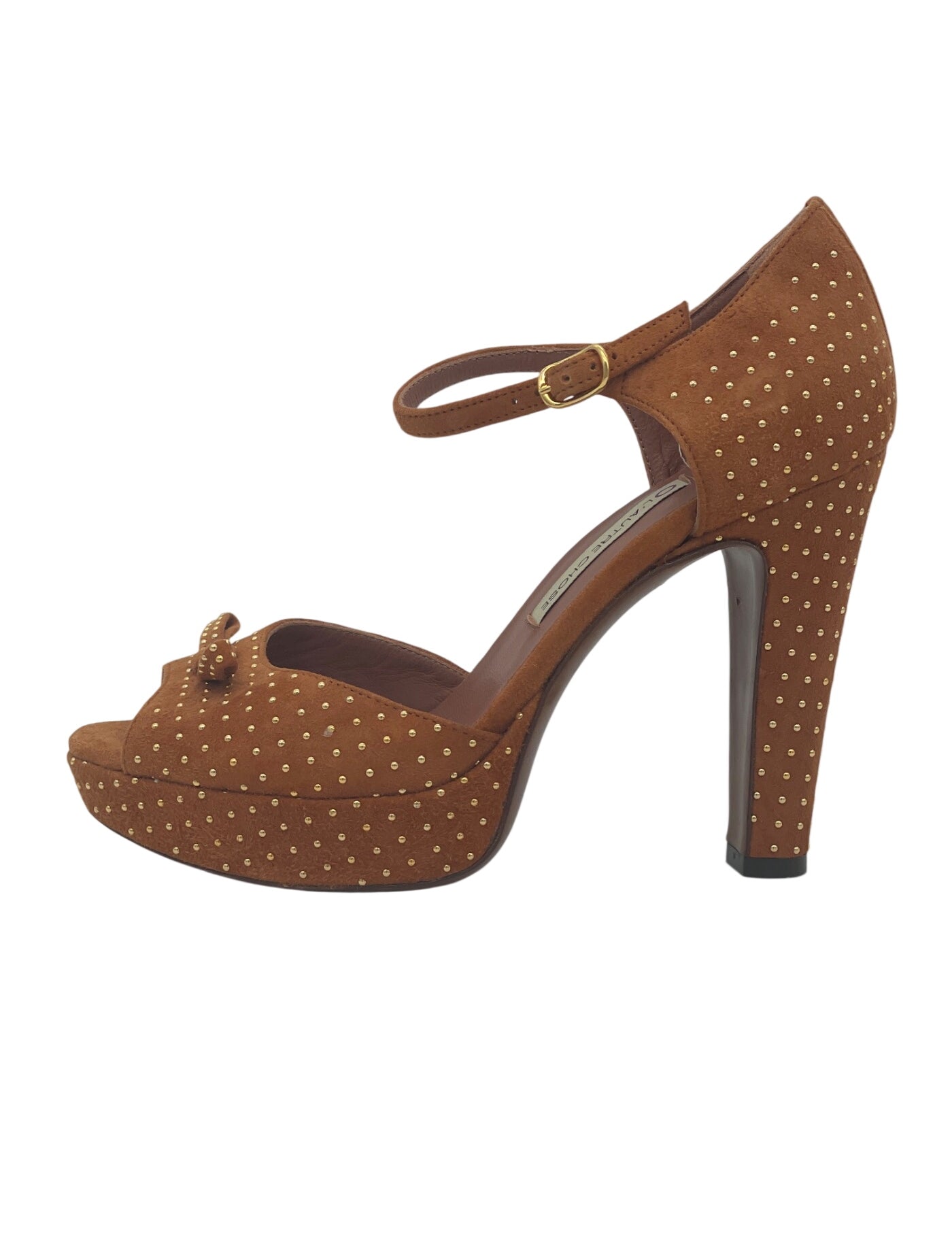 L'Autre Chose Studded Platform Plateau Pump EU 35 Braun - Image 1