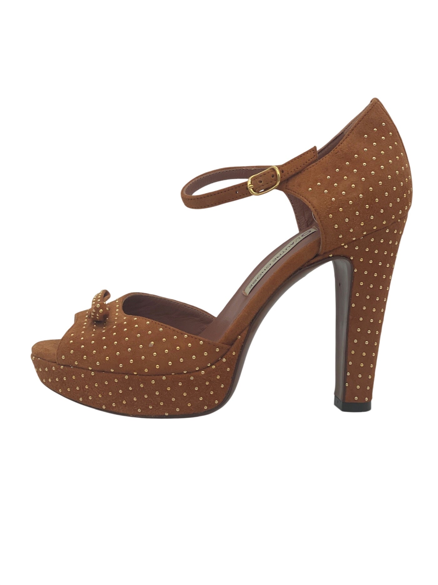 L'Autre Chose Studded Platform Plateau Pump EU 35 Braun - Image 1