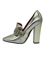 Cesare Paciotti Dagger Buckle Pump EU 39 Metallic - Image 1